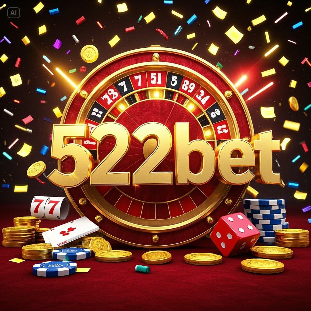 Imagem promocional da 522bet mostrando a plataforma e suas vantagens
